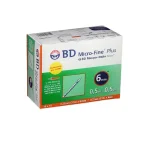 سرسوزن قلم انسولین BD سایز 6 میلی‌متر