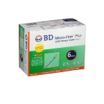 سرسوزن قلم انسولین BD سایز 6 میلی‌متر